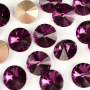 Strass Rivolli Swarovski art. 1122 base conica Ametista 12mm