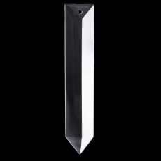 Retangulo Pingente K9 LDI Cristais art. 2301 Cristal 100x18mm