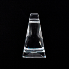 Conta Trapézio / Keystone Swarovski® art. 5181 Cristal 17x9mm