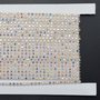 Strass em fio Plastico LDI Cristais art. 81 por metro Cristal Aurora Boreal em caixa Transparente 00030 AB SS8  PL18  2,40mm