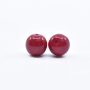 Conta de Porcelana Preciosa Ornela Vermelho Fosco 93190 8mm