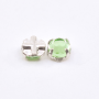 Strass Chaton Rose Engrampado Prateado para costura  Collection Czech Crystal Peridot SS16  PP31  3,8mm
