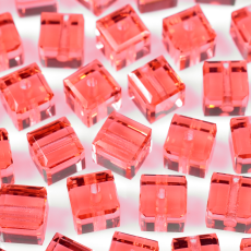 Cubo Swarovski® art. 5601 Padparadscha 6mm