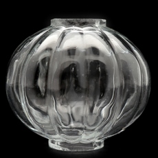Vaso Bola Artesanal para lustre LDI Cristais art. 60403 Cristal 77x82mm