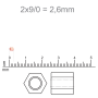 Vidrilho Preciosa Ornela Cinza Transparente T Mate 40010 2x902,6mm