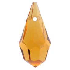 Gota Drops Pingente LDI Cristais art. 45151 Topaz 18x9mm