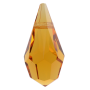 Gota Drops Pingente LDI Cristais art. 45151 Topaz 18x9mm