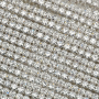 Strass em Cordao em 2 fios LDI Cristais Cristal em caixa 00030 SS19  4,4mm