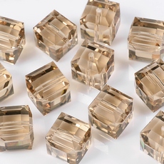 Cubo Swarovski® art. 5601 Light Colorado Topaz 8mm
