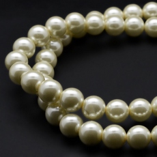 Pérola em fio Supreme Creme 14mm