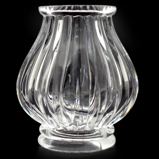 Vaso Bola Artesanal para lustre LDI Cristais art. 60405 Cristal 80x60mm