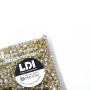 Strass Engrampado para costura LDI Cristais Cristal Dourado SS16  3,80 mm