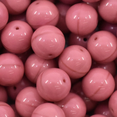 Conta de Porcelana Preciosa® Ornela Rosa Fosco (73030) 10mm