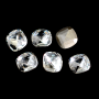 Strass Quadrado Swarovski art. 4461 base conica Cristal 8mm