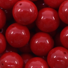 Conta de Porcelana Preciosa® Ornela Vermelho Fosco (93190) 14mm