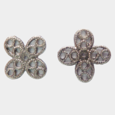 Pingente Cruz Prata Velha 12mm