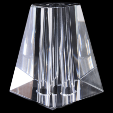 Trapézio Cristal K9 LDI Cristais® art. 25 Cristal 100x70x48mm