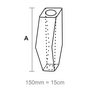 Palito K9 LDI Cristais art. 21 Cristal 150x40mm