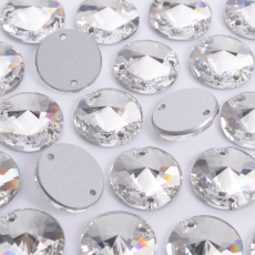 Rivolli para costura Preciosa® art. 438 61 302 Cristal 10mm