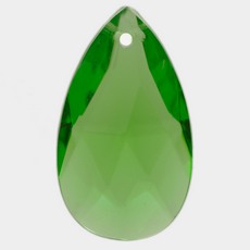 Amêndoa Pingente K9 LDI Cristais® art. 02 Peridot 28x17mm=1 polegada