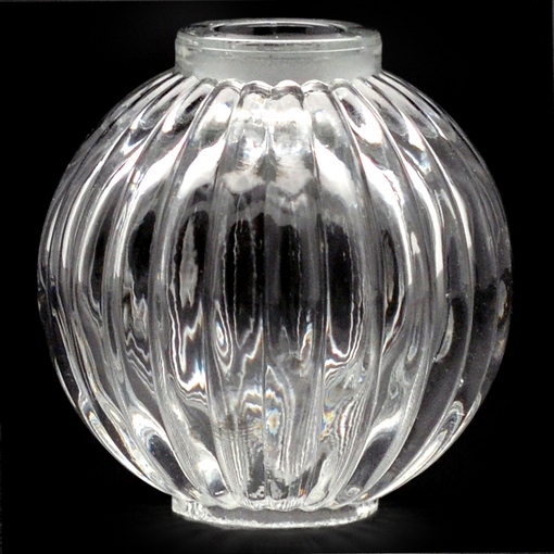 Vaso Bola Artesanal para lustre LDI Cristais art. 60406 Cristal 73x70mm