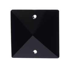Quadrado Pingente K9 LDI Cristais art. 63 Jet 2 furos 16mm