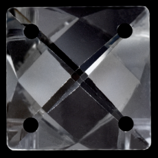 Quadrado K9 LDI Cristais art. 63 Cristal 16mm