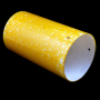 Cilindro Cupula LDI Cristais Amarelo 180x10mm