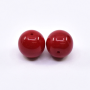 Conta de Porcelana Preciosa Ornela Vermelho Fosco 93190 4mm