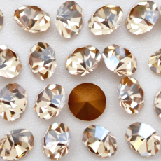Strass Mc Chaton Optima Preciosa® art. 431 11 111 base cônica Cristal Honey SS39 = 8,2mm