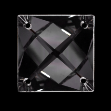 Quadrado Pingente Asfour art. 2024 Cristal 4 furos na diagonal 22mm