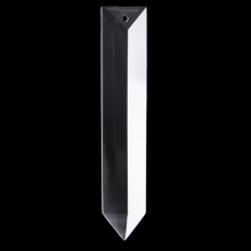 Retangulo Pingente K9 LDI Cristais art. 2301 Cristal 76x18mm