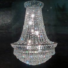 Lustre de Cristal Império News Orleans Níquel diâmetro 50 cm