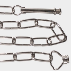 Corrente com Gancho para Lustres LDI Cristais Niquel 3,8mm