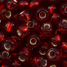 Miçanga Preciosa® Ornela Vermelho Transparente (97090) 2/0 aprox. 6,1mm
