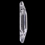 Placa Pingente K9 LDI Cristais art. 7027 Cristal 63x30mm2,5 polegada