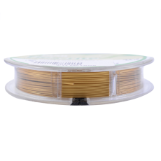 Cabo de Aço Importado para Bijuteria e para Artesanato BeadSmith® Dourado Flex-Rite 7 0,020 polegadas