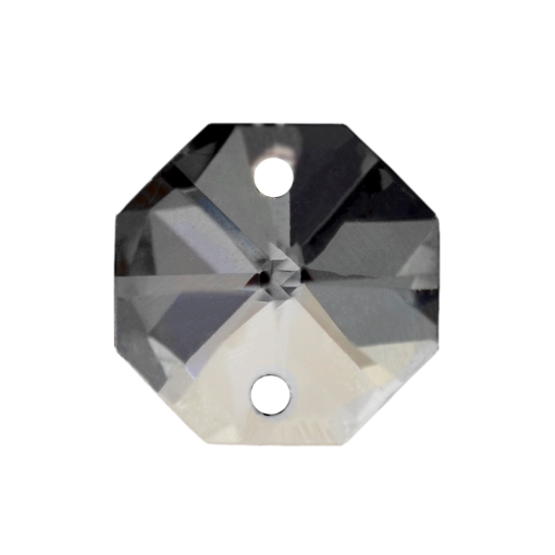 Castanha K9 LDI Cristais art. 60 Black Diamond Satin 2 furos 14mm