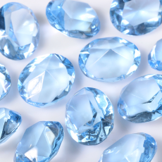 Strass Oval Swarovski® art. 4130/2 Unfoiled base cônica Agua 12x10mm