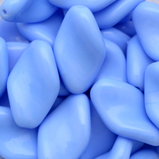 Conta de Vidro Preciosa® Ornela Beetle Torcido Azul Torcido (33020) 22x14mm