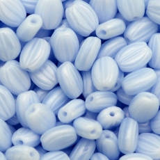 Conta de Vidro Preciosa® Ornela Beetle Jeans Fosco (33000) 7x5mm