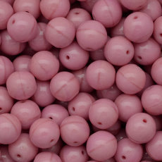 Conta de Porcelana Preciosa Ornela Rosa Fosco 73030 10mm