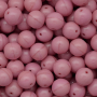 Conta de Porcelana Preciosa Ornela Rosa Fosco 73030 10mm