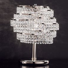 Abajur de Cristal Dna Níquel 2 Lâmpadas