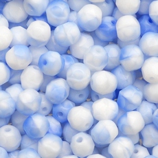 Cristal Preciosa® Ornela Safira Mesclado Branco Transparente Mesclado (35000) 6mm