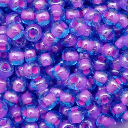 Micanga Preciosa Ornela Azul e Pink Lined Colorido 61016 902,6mm