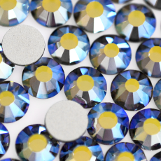 Strass Chaton Viva 12® Preciosa® art. 438 11 612 NO HF Black Diamond Aurora Boreal SS20 = 4,6mm