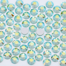 Strass Chaton Viva 12 Preciosa art. 438 11 612 NO HF Peridot Aurora Boreal SS20  4,6mm
