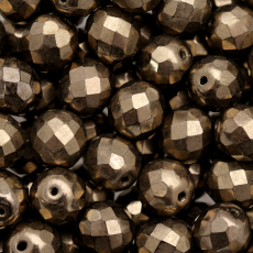 Cristal Preciosa® Ornela Bronze Claro Transparente Metálico (90215) 4mm