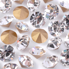 Strass Mc Chaton Preciosa® art. 431 11 111 base cônica Cristal SS18 = 4,2mm